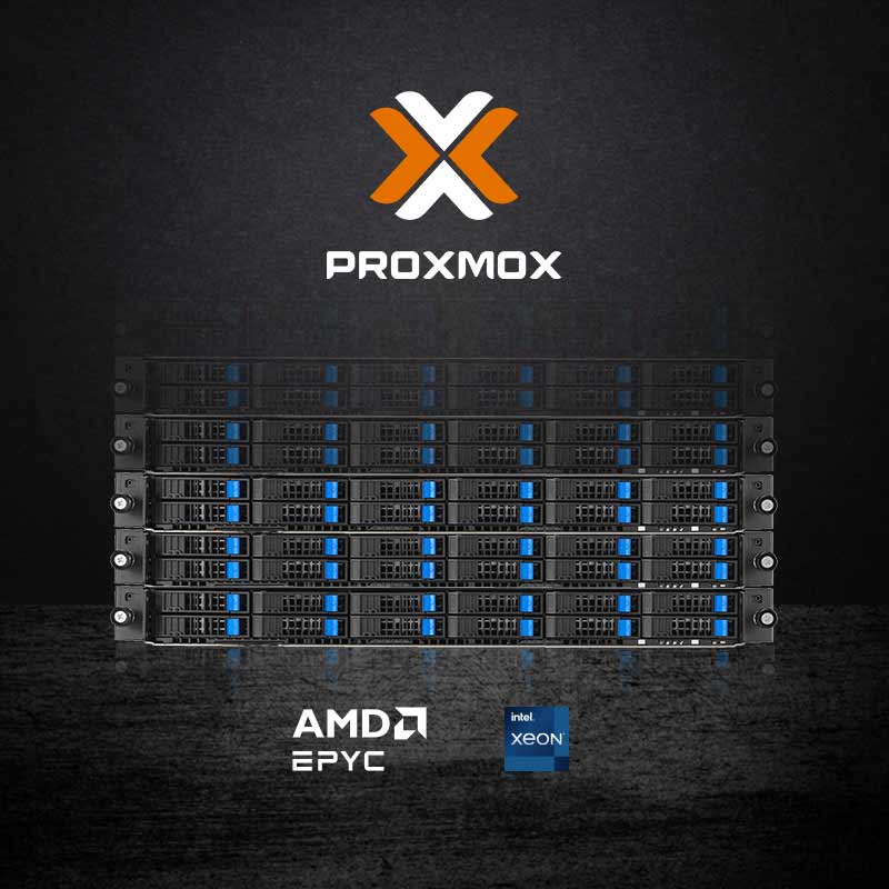 Proxmox optimierte Server Hardware